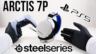 SteelSeries Arctis 7P Wireless Gaming Headset for PS5 Unboxing  ASMR [upl. by Danica]