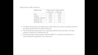 Ordered Probit and Logit Models Example [upl. by Ilka712]