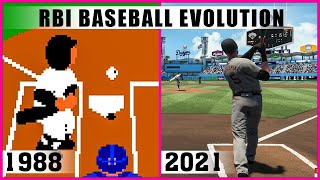 RBI BASEBALL evolution 1988  2021 [upl. by Jaime]