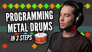 HOW TO PROGRAM METAL DRUMS  3 Simple Steps [upl. by Ibrad]