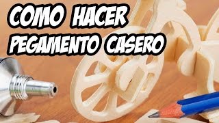 Como hacer pegamento casero  Engrudo [upl. by Nanyk]