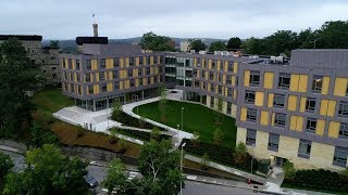 Brandeis Universitys newest residence hall Skyline [upl. by Htehpaj]