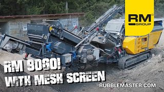 RM 90GO  Onsite recycling with RUBBLE MASTER [upl. by Otes]