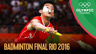 Mens Singles Badminton Final  Rio 2016 Replays [upl. by Sy739]