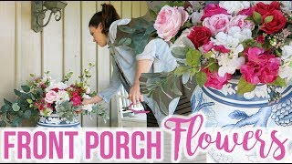 Front Porch Flowers  Artificial Floral Arrangement [upl. by Waly]