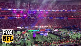 Watch the Super Bowl LIII halftime show get set up  FOX NFL [upl. by Oetsira]