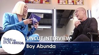 TWBA Uncut Interview Boy Abunda  Part 1 [upl. by Roswald]