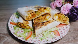 ألذ ساندوتشات تورتيلا دجاج اكسبرس🌮🌮  Tortilla Chicken Express [upl. by Rramahs]