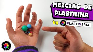 🔴Cómo Hacer MEZCLAS DE COLORES DE PLASTILINA  PlastiVerse [upl. by Nylyram297]