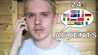 The English Language In 24 Accents [upl. by Cacka]