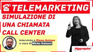 22 Simulazione di una chiamata call center [upl. by Ailaza]