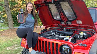 Testing a Portable JumpStarter For My Jeep Wrangler [upl. by Zandra]