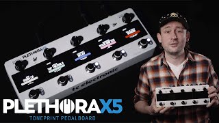 Plethora X5 TonePrint Pedalboard  Official Product Video [upl. by Holcman]