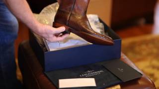 Lucchese Classics  Wilson Caiman Handmade Boots  Unboxing [upl. by Kosel]