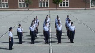 AFJROTC 30 Step Drill Sequence Demo [upl. by Assile]