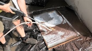 DIY wet blasting steel [upl. by Fiona671]