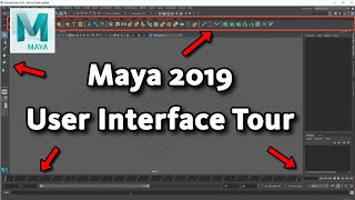 Intro to Maya 2019 Interface Tour [upl. by Pazia226]