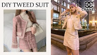 How to make the CHANEL TWEED SUIT for only 10 [upl. by Carol]