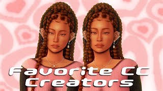 My Favorite CC Creators  The Sims 4 [upl. by Ecyaj882]