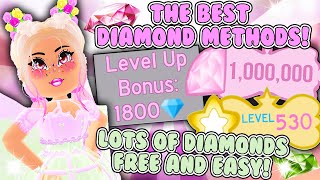 How YOU Can Get LOTS OF DIAMONDS FREE AND EASY ALL DIAMOND METHODS in Roblox Royale High School [upl. by Torbert]