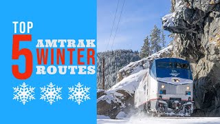 Amtrak Top 5 Winter Routes [upl. by Barclay]