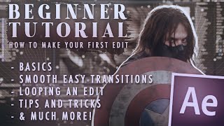 how to make your first edit  after effects beginner tutorial [upl. by Thin]