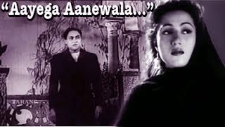 Aayega Aanewala  Evergreen Hit Song By Lata Mangeshkar  Mahal [upl. by Elisee5]