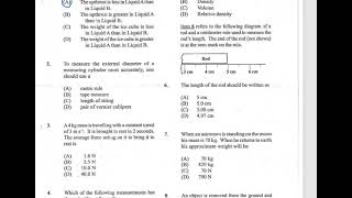 CSEC Physics 2017 June paper 1 [upl. by Ormiston]