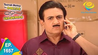 Taarak Mehta Ka Ooltah Chashmah  Episode 1657  Full Episode [upl. by Josephson]