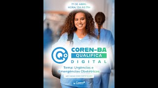 Coren Qualifica Digital Urgências e Emergências Obstétricas [upl. by Ala]