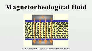 Magnetorheological fluid [upl. by Aisital]