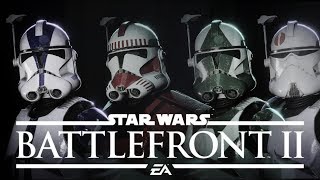 Star Wars Battlefront II  New Clone Customization All Classes and Legions [upl. by Hilaire647]