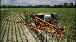 Hagie STS12 Sprayer Demo with Y Drops [upl. by Innavoeg]