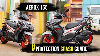 Aerox 155  Crash Guard  Installation Guide  HT Exhaust [upl. by Bernard]