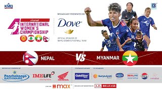 Nepal Vs Myanmar 26 Feb 2025  NepalvsMyanmar InternationalWomensFootballTournament football [upl. by Jilli573]