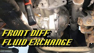 Ford Front Differential Maintenance Specialized Drain and Fill Procedure [upl. by Anirod]