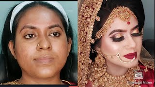 bridal Makeup tutorial  Nadias Makeover [upl. by Assirol985]