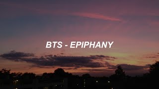 BTS 방탄소년단 Epiphany Easy Lyrics [upl. by Yelhsa]