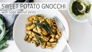 SWEET POTATO GNOCCHI  glutenfree  paleo [upl. by Clifford336]