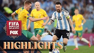 Argentina vs Australia Highlights  2022 FIFA World Cup  Round of 16 [upl. by Elnora403]