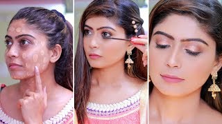 How To Do Makeup Step by Step For Beginners in Hindi  Rinkal Soni [upl. by Enitsirc]