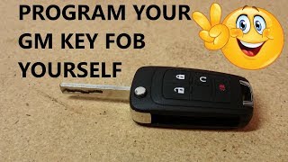 Program A GM Key Fob Yourself [upl. by Steddman890]