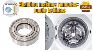 Skalbimo mašinos remontas guolio keitimas [upl. by Sybley]