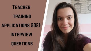 TRAINEE teacher INTERVIEW QUESTIONS  How to ANSWER interview questions  PGCE Interview  SCITT [upl. by Anesuza]