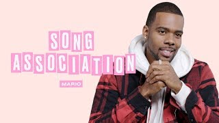 Mario Sings Drake Usher and Ashanti in a Game of Song Association  ELLE [upl. by Leagiba]