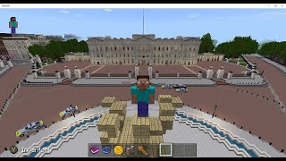 Minecraft Immersion London Buckingham palace tour [upl. by Lleinad756]