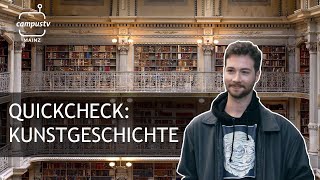 Kunstgeschichte studieren – So ist es wirklich  QuickCheck [upl. by Etteroma]