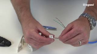 Ortronics HowtoTerminate HDJ Jack with CAT6A Jack and Cable [upl. by Ecineg]