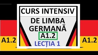 CURS INTENSIV de Limba Germana pentru incepatori  A12  LECTIA 1 [upl. by Okihcas]