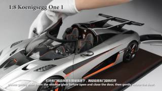 Koenigsegg One1 with 18 scale Frontiart model co ltd [upl. by Lucille]